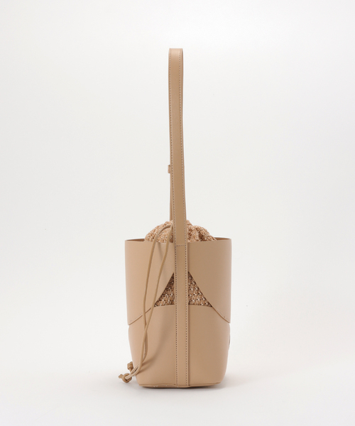 LE TALON(ルタロン)の「LE TALON cutting bag(ショルダーバッグ・レディース・ベージュ/ブラック・FREE)」の21枚目の写真