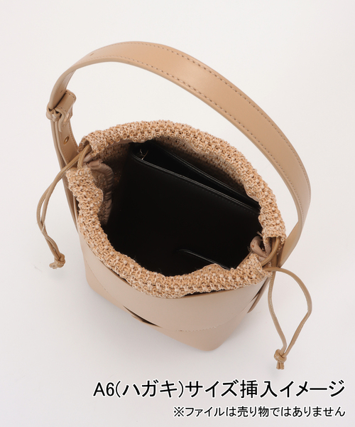 LE TALON(ルタロン)の「LE TALON cutting bag(ショルダーバッグ・レディース・ベージュ/ブラック・FREE)」の14枚目の写真