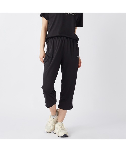 marie claire(マリ・クレール)の「Marie claire sports マリクレールスポーツ ロングパンツ UVカット 紫外線対策 メッシュ 体型カバー 50cm丈 ボトムス(その他パンツ・レディース・ネイビー/ライトパープル/ブルー/ブラック・M/L/LL)」の2枚目の写真