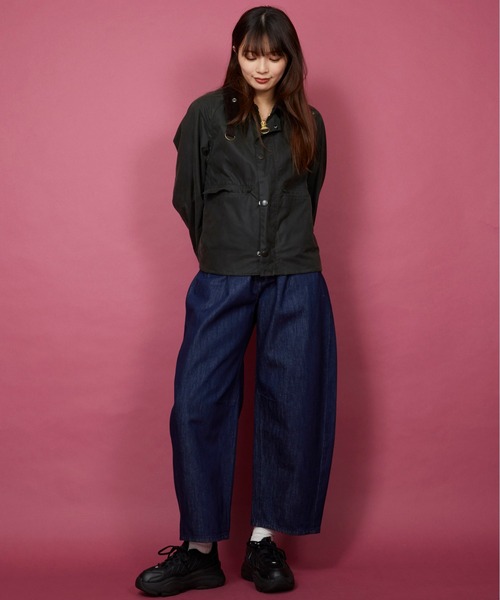 unrelaxing（アンリラクシング）の「ワンタックウルトラバギーカーブデニム（デニムパンツ・レディース・キナリ/インディゴブルー・マルチサイズ）」の5枚目の写真