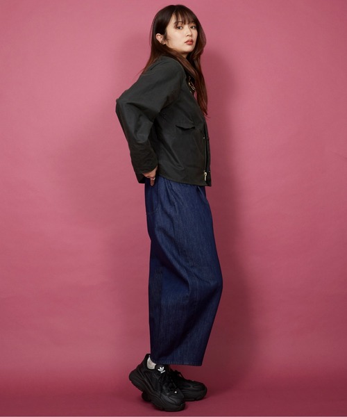 unrelaxing（アンリラクシング）の「ワンタックウルトラバギーカーブデニム（デニムパンツ・レディース・キナリ/インディゴブルー・マルチサイズ）」の6枚目の写真