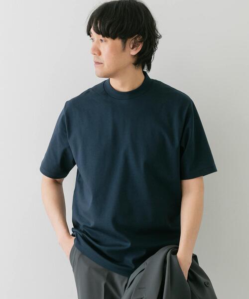 セール】『抗菌/防臭』LIFE STYLE TAILOR シルケットポンチストレッチT