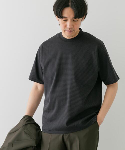 URBAN RESEARCH DOORS（アーバンリサーチドアーズ）の「『抗菌/防臭』LIFE STYLE TAILOR　シルケットポンチストレッチTシャツ（シャツ/ブラウス・メンズ・チャコールグレー/ブラック系その他/ブルー系その他/ホワイト/ライトグレー・MEDIUM/LARGE/X-LARGE）」の17枚目の写真