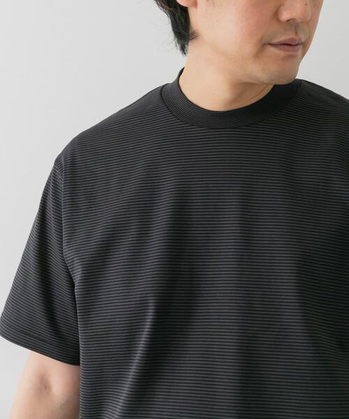 URBAN RESEARCH DOORS（アーバンリサーチドアーズ）の「『抗菌/防臭』LIFE STYLE TAILOR　シルケットポンチストレッチTシャツ（シャツ/ブラウス・メンズ・チャコールグレー/ブラック系その他/ブルー系その他/ホワイト/ライトグレー・MEDIUM/LARGE/X-LARGE）」の20枚目の写真