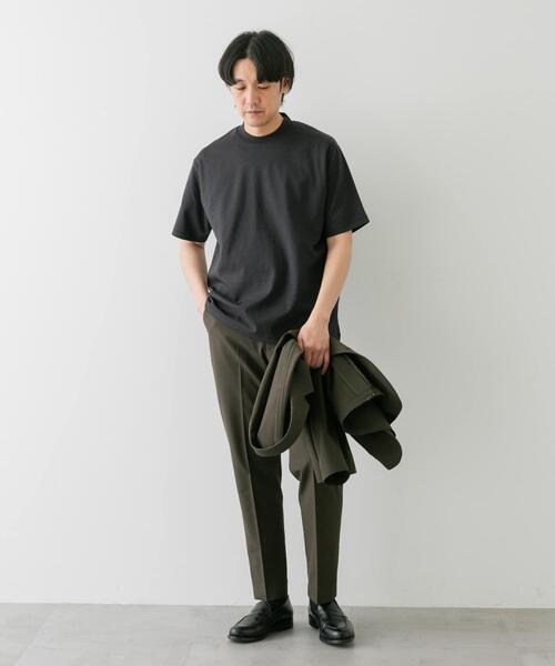 URBAN RESEARCH DOORS（アーバンリサーチドアーズ）の「『抗菌/防臭』LIFE STYLE TAILOR　シルケットポンチストレッチTシャツ（シャツ/ブラウス・メンズ・チャコールグレー/ブラック系その他/ブルー系その他/ホワイト/ライトグレー・MEDIUM/LARGE/X-LARGE）」の22枚目の写真