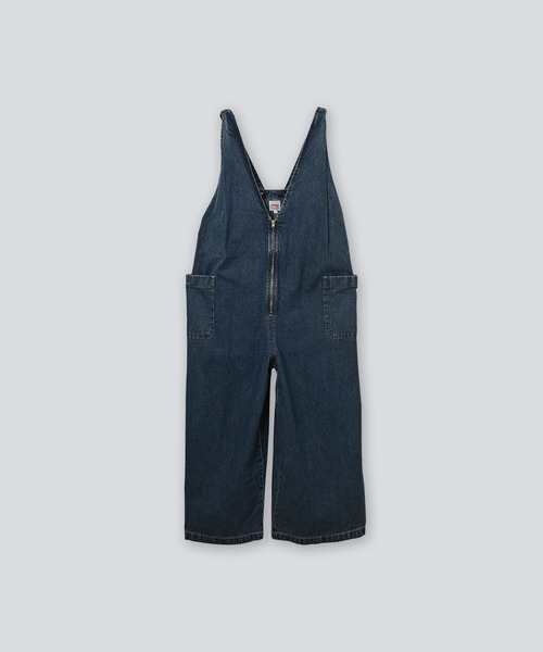 kha:ki(カーキ)の「「KHA:KI / カーキ」 Vネックオーバーオール V-NECK OVERALLS(サロペット/オーバーオール・レディース・インディゴブルー/ライトインディゴブルー・1/2)」の22枚目の写真