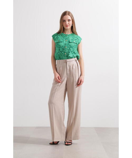 PINKY&DIANNE（ピンキーアンドダイアン）の「◆スリムベルト付きワイドパンツ（その他パンツ・レディース・ピンク/ベージュ系その他・38/36）」の16枚目の写真