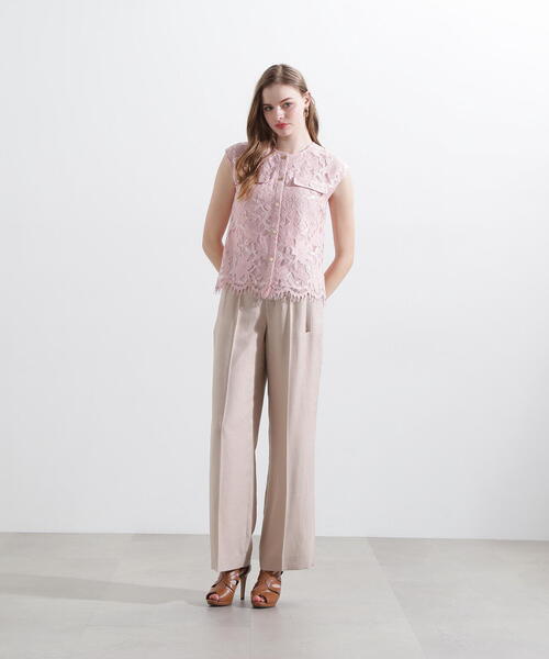 PINKY&DIANNE（ピンキーアンドダイアン）の「◆スリムベルト付きワイドパンツ（その他パンツ・レディース・ピンク/ベージュ系その他・38/36）」の19枚目の写真