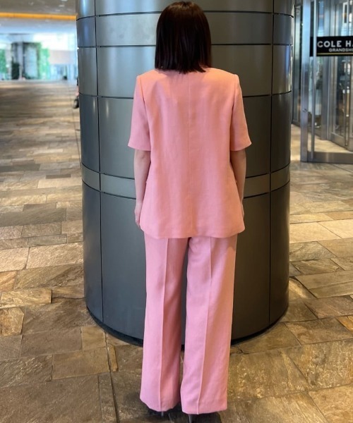 PINKY&DIANNE（ピンキーアンドダイアン）の「◆スリムベルト付きワイドパンツ（その他パンツ・レディース・ピンク/ベージュ系その他・38/36）」の11枚目の写真