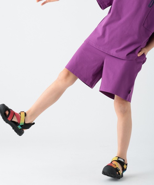 BAYFLOW（ベイフロー）の「[多機能デイリーウェア★]『MULTI B(マルチ・ビー)』ショーツ(KIDS)（その他パンツ・キッズ・ブルー/ライム/チャコール/パープル/グレイッシュベージュ/ブラック・110cm/150cm/140cm/130cm/120cm）」の6枚目の写真