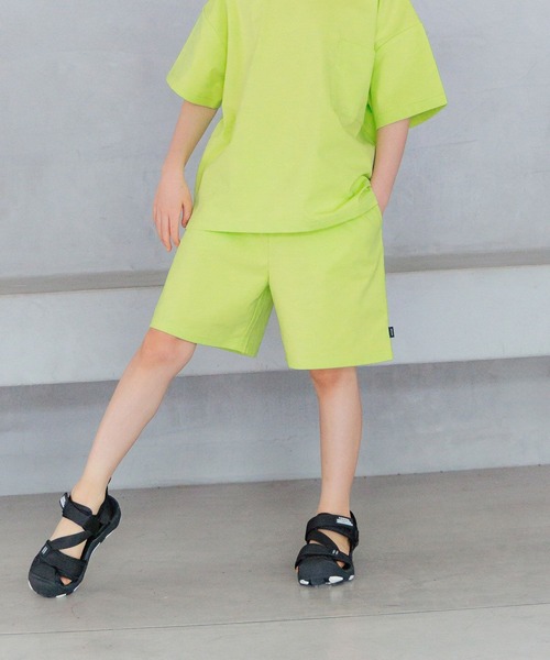 BAYFLOW（ベイフロー）の「[多機能デイリーウェア★]『MULTI B(マルチ・ビー)』ショーツ(KIDS)（その他パンツ・キッズ・ブルー/ライム/チャコール/パープル/グレイッシュベージュ/ブラック・110cm/150cm/140cm/130cm/120cm）」の9枚目の写真