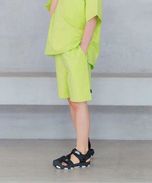 BAYFLOW（ベイフロー）の「[多機能デイリーウェア★]『MULTI B(マルチ・ビー)』ショーツ(KIDS)（その他パンツ・キッズ・ブルー/ライム/チャコール/パープル/グレイッシュベージュ/ブラック・110cm/150cm/140cm/130cm/120cm）」の10枚目の写真