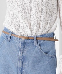 無段階調整 レクタングル型バックルベルト