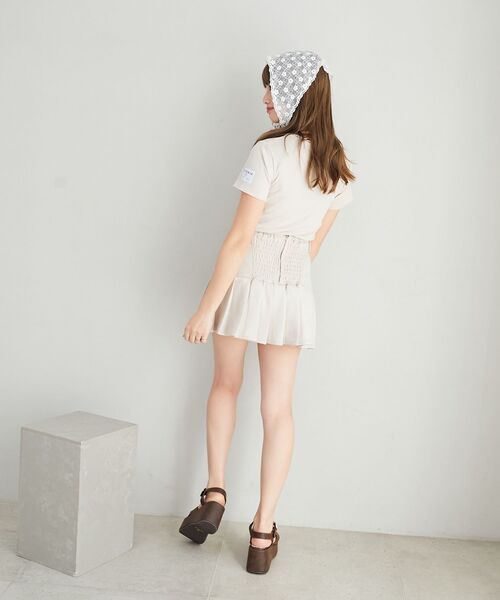 MAJESTIC LEGON（マジェスティックレゴン）の「SWIMMERコラボ キャラTシャツ（Tシャツ/カットソー・レディース・オフホワイト/ベージュ・MEDIUM）」の12枚目の写真