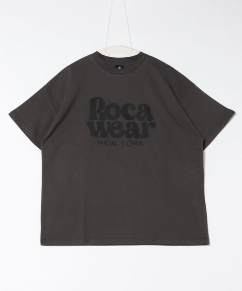 ROCAWEAR(ロカウェア)の「ROCAWEAR Tシャツ(Tシャツ/カットソー・レディース・ブラック/スミクロ/ホワイト・M/L/XL)」の3枚目の写真