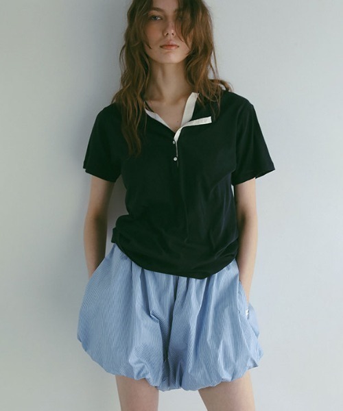 ヘンリーポロレイヤードセットプルオーバー