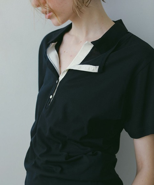 セール】ヘンリーポロレイヤードセットプルオーバー（Tシャツ