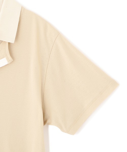 ヘンリーポロレイヤードセットプルオーバー ヘンリーポロレイヤード