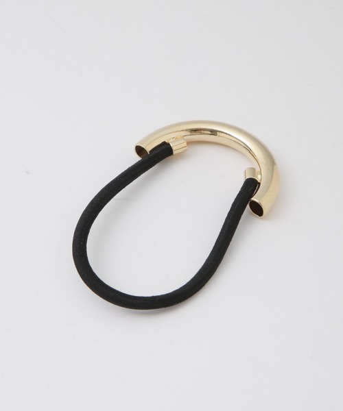 NANO universe（ナノユニバース）の「メタルカーブヘアゴム（ヘアゴム・レディース・シルバー/ゴールド・FREE）」の6枚目の写真