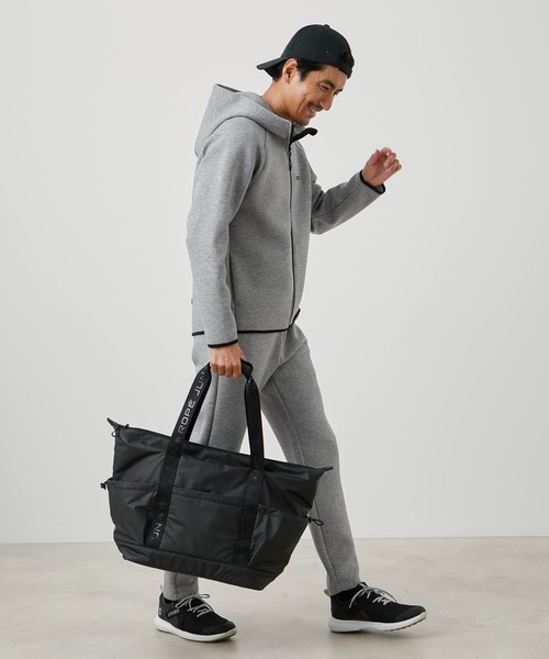 JUN&ROPE'(ジュンアンドロペ)の「ダンボールニットフルジップパーカー/WEB限定・ユニセックス(パーカー・レディース・グレー・S/M/L/XL)」の4枚目の写真