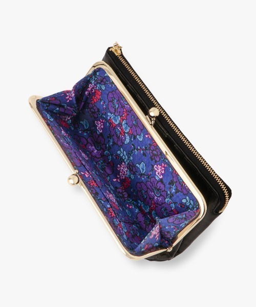 ANNA SUI(アナスイ)の「ピーコック 二つ折り口金長財布(財布・レディース・ブラック/ターコイズブルー/ピンク・FREE)」の6枚目の写真