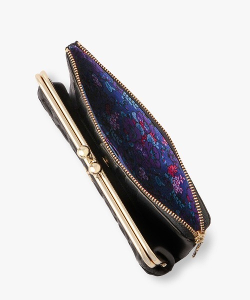 ANNA SUI(アナスイ)の「ピーコック 二つ折り口金長財布(財布・レディース・ブラック/ターコイズブルー/ピンク・FREE)」の7枚目の写真