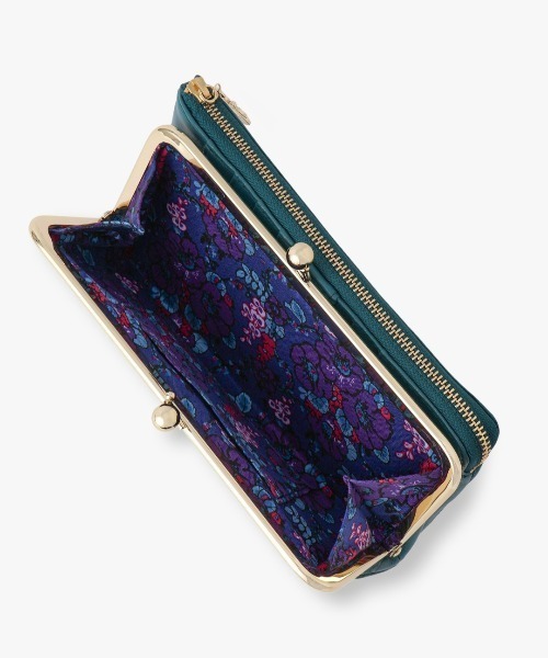 ANNA SUI(アナスイ)の「ピーコック 二つ折り口金長財布(財布・レディース・ブラック/ターコイズブルー/ピンク・FREE)」の12枚目の写真