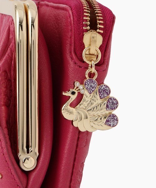 ANNA SUI(アナスイ)の「ピーコック 二つ折り口金長財布(財布・レディース・ブラック/ターコイズブルー/ピンク・FREE)」の20枚目の写真