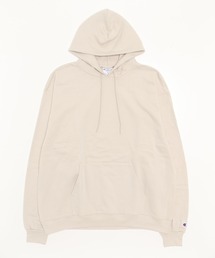 Champion（チャンピオン）の「Champion/チャンピオン HOODED 裏起毛 ビッグシルエット プルオーバー パーカー 袖ワンポイントロゴ フーディー（パーカー）」