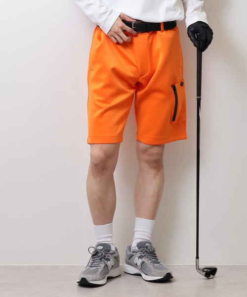stella77golf(ステラセブンティーンセブンゴルフ)の「蛍光カラーゴルフショートパンツ(その他パンツ・メンズ・イエロー系/ブラック/オレンジ系/ホワイト・XXL/M/XL/L)」の4枚目の写真