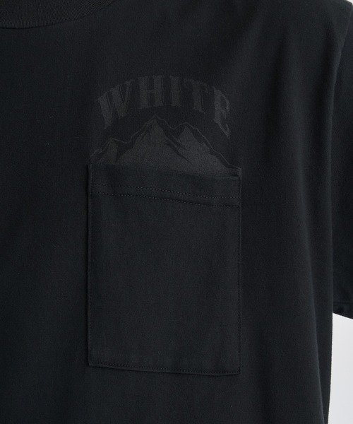 WHITE MOUNTAINEERING(ホワイトマウンテニアリング)の「【White Mountaineering / ホワイトマウンテニアリング】MOUNTAIN POCKET T-SHIR(Tシャツ/カットソー・メンズ・ホワイト/ブラック・0/1/2)」の4枚目の写真
