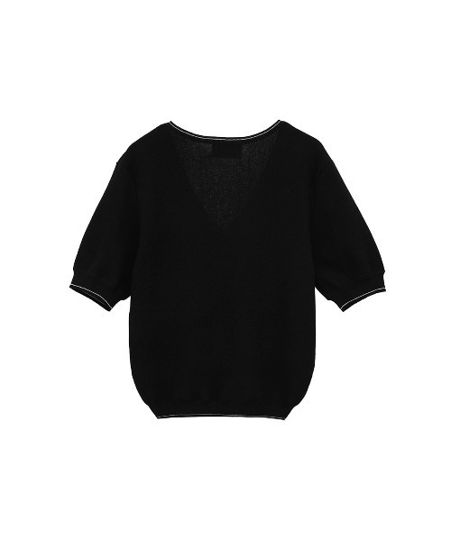 セール】LINE V NECK KNIT TOPS（ニット/セーター）｜CLANE