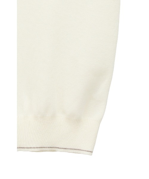 CLANE アイボリー Vネック ニット V NECK SHORT KNIT TOPS｜TOPS(トップス)｜CLANE OFFICIAL