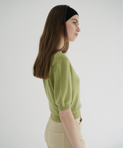 新品未使用CLANE クラネ CROPPED V NECK KNIT TOPS セール】CROPPED V NECK KNIT TOPS（ニット/セーター）｜CLANE