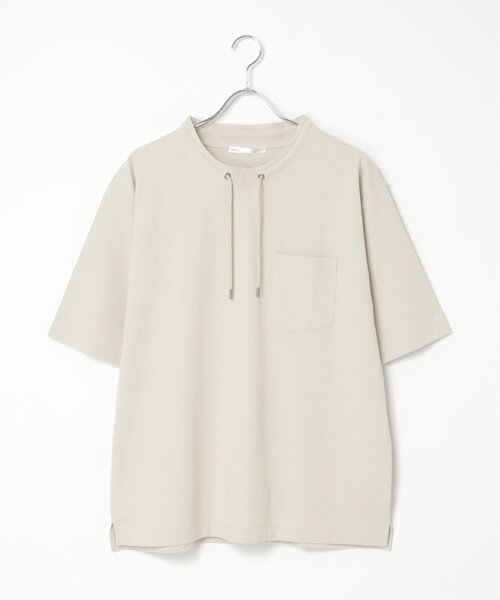 ikka(イッカ)の「【接触冷感】冷感ルーイカラー5分袖ポケT(Tシャツ/カットソー・メンズ・エメラルドブルー/グレー/チャコールグレー/ライム/ピンク・M/L/XL/S)」の15枚目の写真