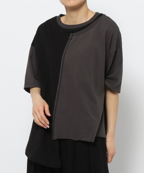 ニコアンド［be with M］Misayo アメカジリメイクTシャツ　グレー ニコアンド【be with M】Misayo アメカジリメイクTシャツ 未使用