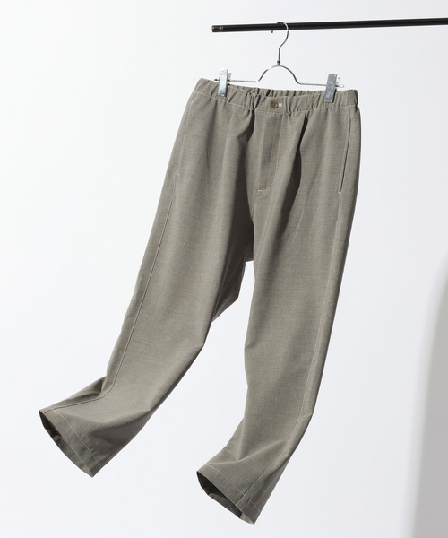 RAGEBLUE（レイジブルー）の「＜吸水速乾・イージーケア＞【Satistex Dry】リラックスイージーテーパードパンツ【セットアップ対応】（スラックス・メンズ・グレー系その他/ネイビー/ブラック/ダークグレー・MEDIUM/LARGE/SMALL）」の3枚目の写真