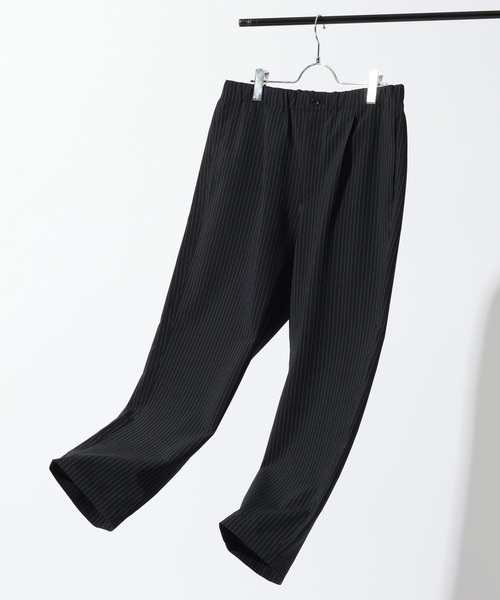 RAGEBLUE（レイジブルー）の「＜吸水速乾・イージーケア＞【Satistex Dry】リラックスイージーテーパードパンツ【セットアップ対応】（スラックス・メンズ・グレー系その他/ネイビー/ブラック/ダークグレー・MEDIUM/LARGE/SMALL）」の4枚目の写真