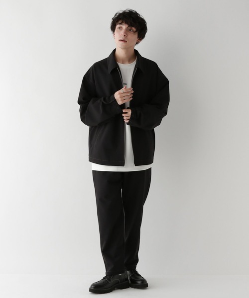 RAGEBLUE（レイジブルー）の「＜吸水速乾・イージーケア＞【Satistex Dry】リラックスイージーテーパードパンツ【セットアップ対応】（スラックス・メンズ・グレー系その他/ネイビー/ブラック/ダークグレー・MEDIUM/LARGE/SMALL）」の6枚目の写真