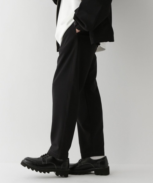 RAGEBLUE（レイジブルー）の「＜吸水速乾・イージーケア＞【Satistex Dry】リラックスイージーテーパードパンツ【セットアップ対応】（スラックス・メンズ・グレー系その他/ネイビー/ブラック/ダークグレー・MEDIUM/LARGE/SMALL）」の9枚目の写真