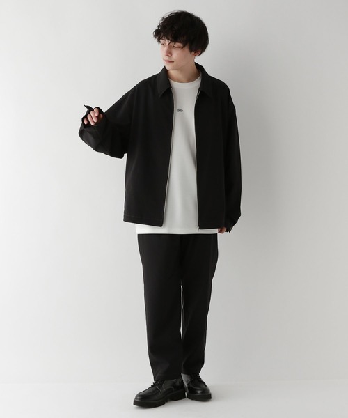 RAGEBLUE（レイジブルー）の「＜吸水速乾・イージーケア＞【Satistex Dry】リラックスイージーテーパードパンツ【セットアップ対応】（スラックス・メンズ・グレー系その他/ネイビー/ブラック/ダークグレー・MEDIUM/LARGE/SMALL）」の5枚目の写真