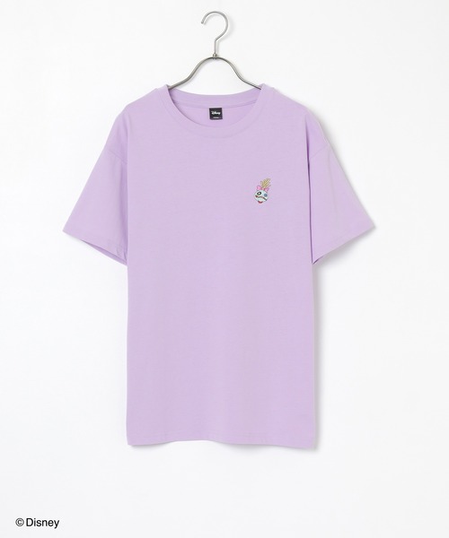 HANITA 売れ筋商品|||ハニタ Tシャツ トップス レディース Tops Purple ディズニー／ゆるTシャツ（Tシャツ/カットソー）｜Honeys