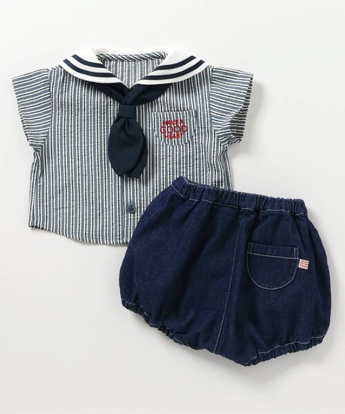 フリース　青色セーラー•帽子セットC 楽天市場】女子用制服ブレザー紺・ウォッシャブル 軽量