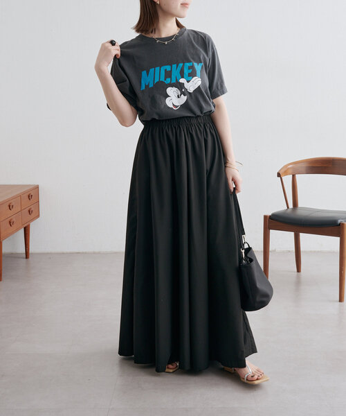 Omekashi（オメカシ）の「リラクシングフレアスカート（スカート・レディース・オフホワイト/ブラック/ブラウン・36/38）」の19枚目の写真