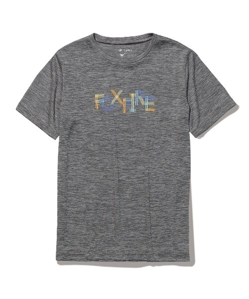 Foxfire(フォックスファイヤー)の「TS EXストレッチロゴT S/S(Tシャツ/カットソー・レディース・グレー/ピンク・S/M/L)」の4枚目の写真