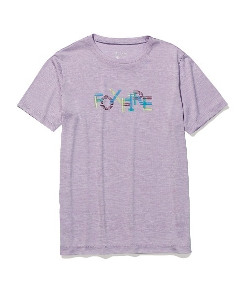Foxfire(フォックスファイヤー)の「TS EXストレッチロゴT S/S(Tシャツ/カットソー・レディース・グレー/ピンク・S/M/L)」の3枚目の写真