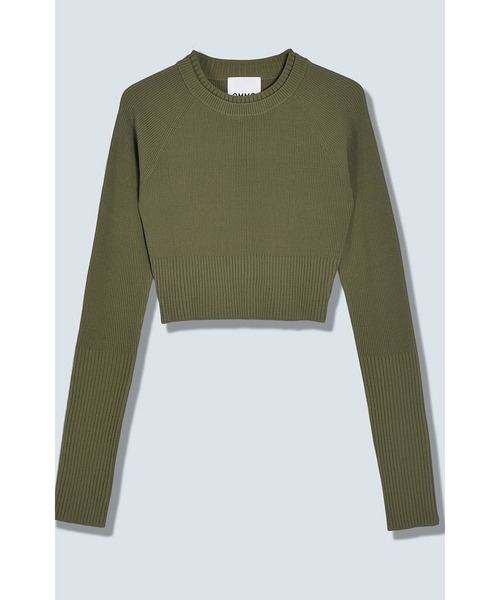 ニット セーター SHORT RIB KT TOP レディース セール】SHORT RIB KT TOP（ニット/セーター）｜OMMO（オーエム