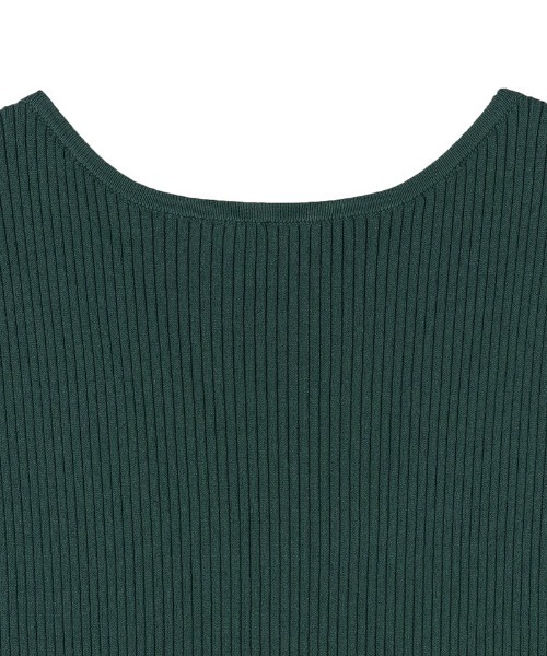 バックオープンニットノースリトップス バックオープンニットノースリトップス（Tシャツ/カットソー