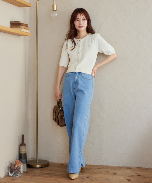 mysty woman（ミスティウーマン）の「［追加1］カナグミニショルダーBAG　495426（ショルダーバッグ・レディース・アイボリー/ブルー/ブラック/ブラウン/グリーン・FREE）」の10枚目の写真