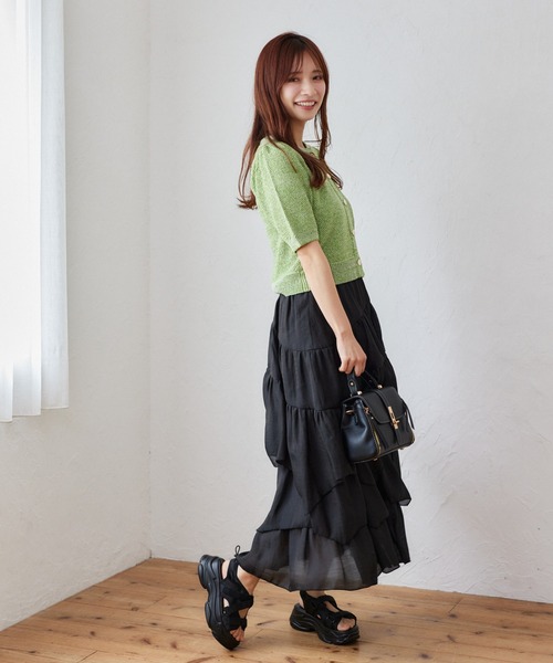 mysty woman（ミスティウーマン）の「［追加1］カナグミニショルダーBAG　495426（ショルダーバッグ・レディース・アイボリー/ブルー/ブラック/ブラウン/グリーン・FREE）」の17枚目の写真